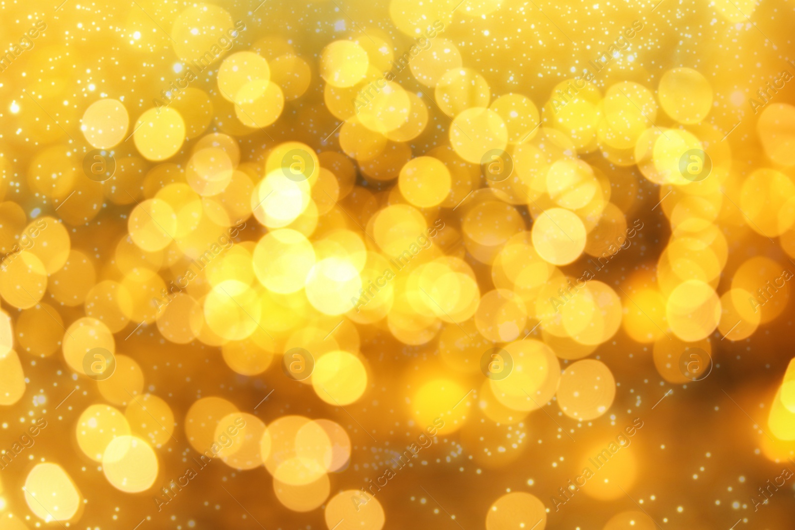 Image of Beautiful abstract background with defocused golden lights