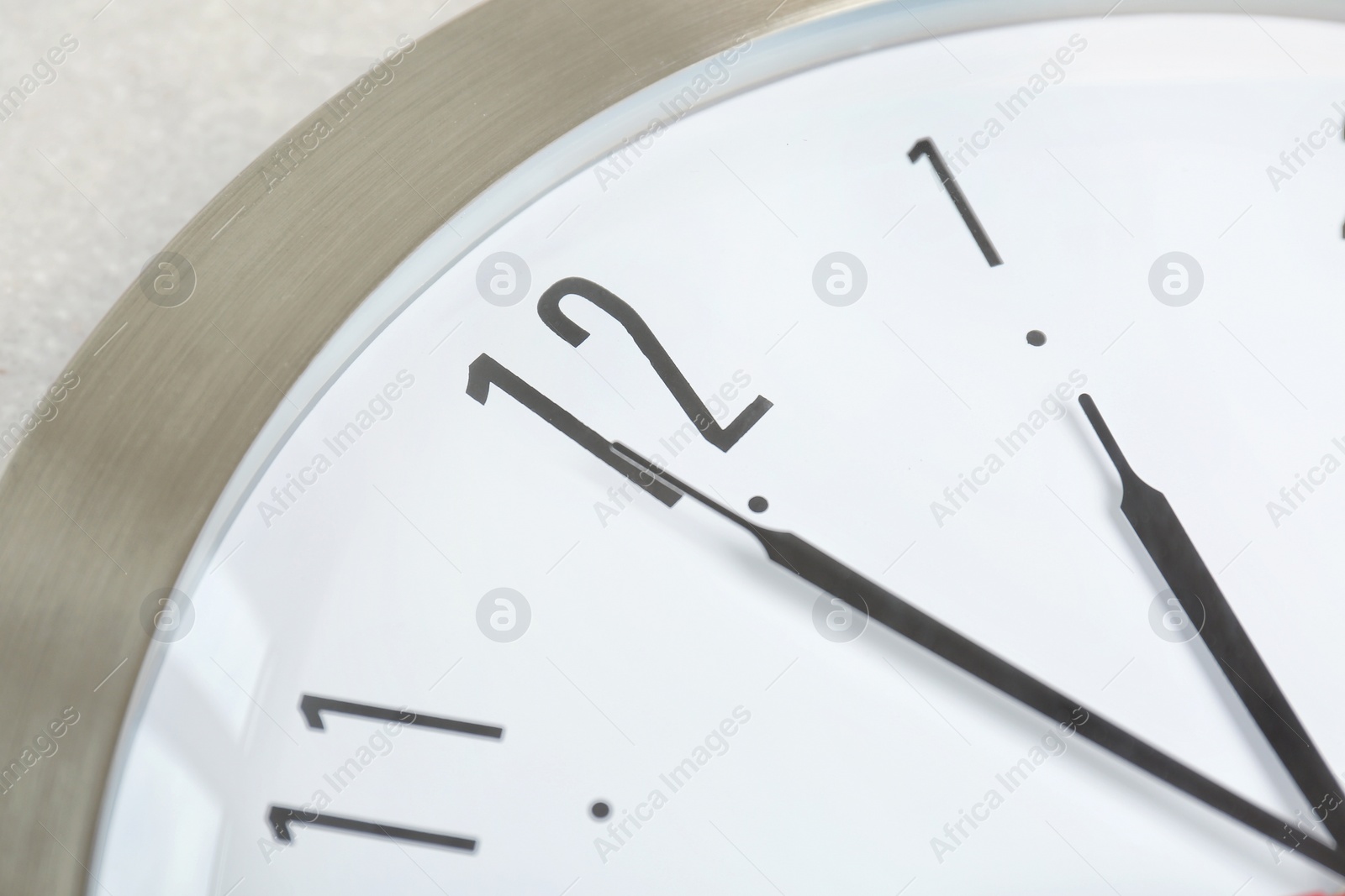 Photo of Big clock, closeup. Time change concept