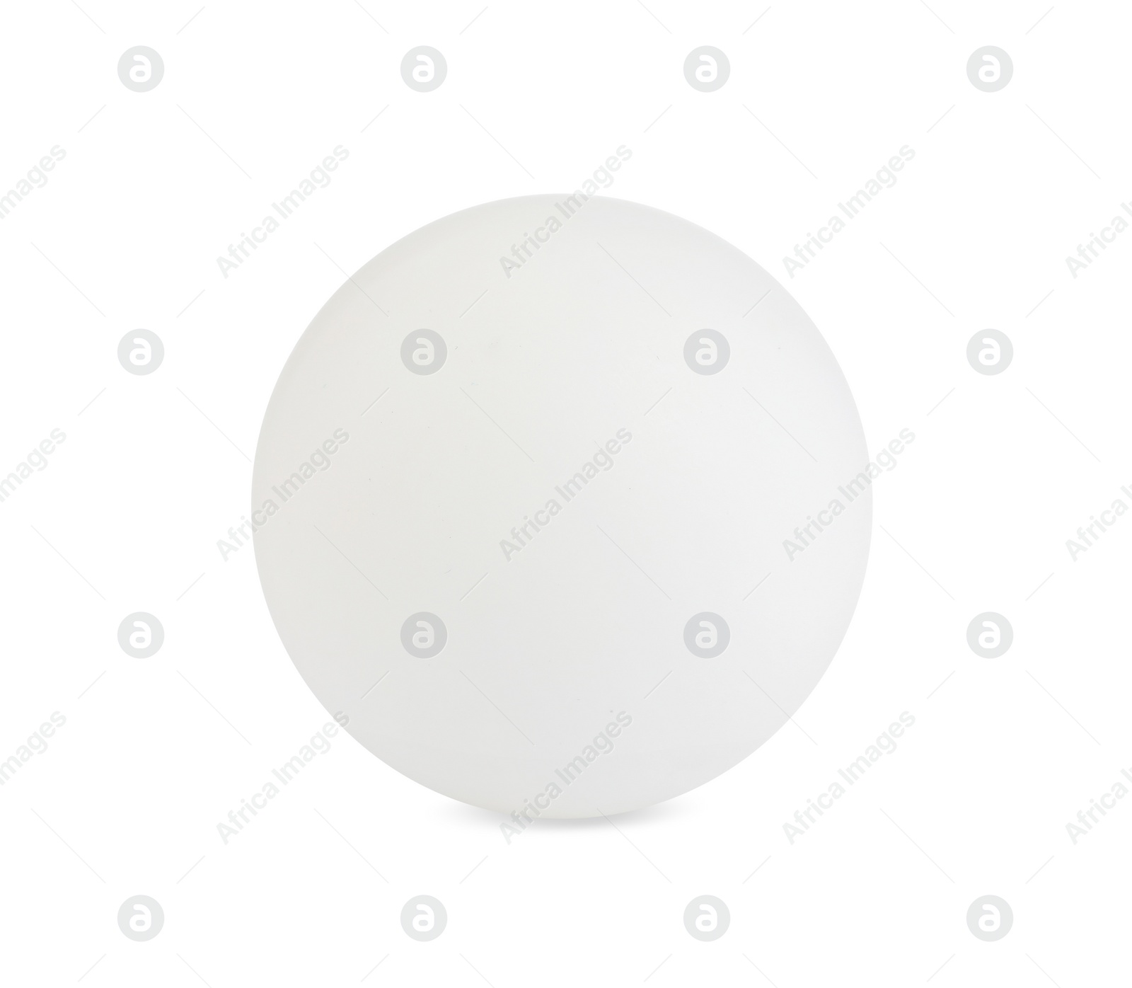 Photo of Plastic ball for table tennis isolated on white