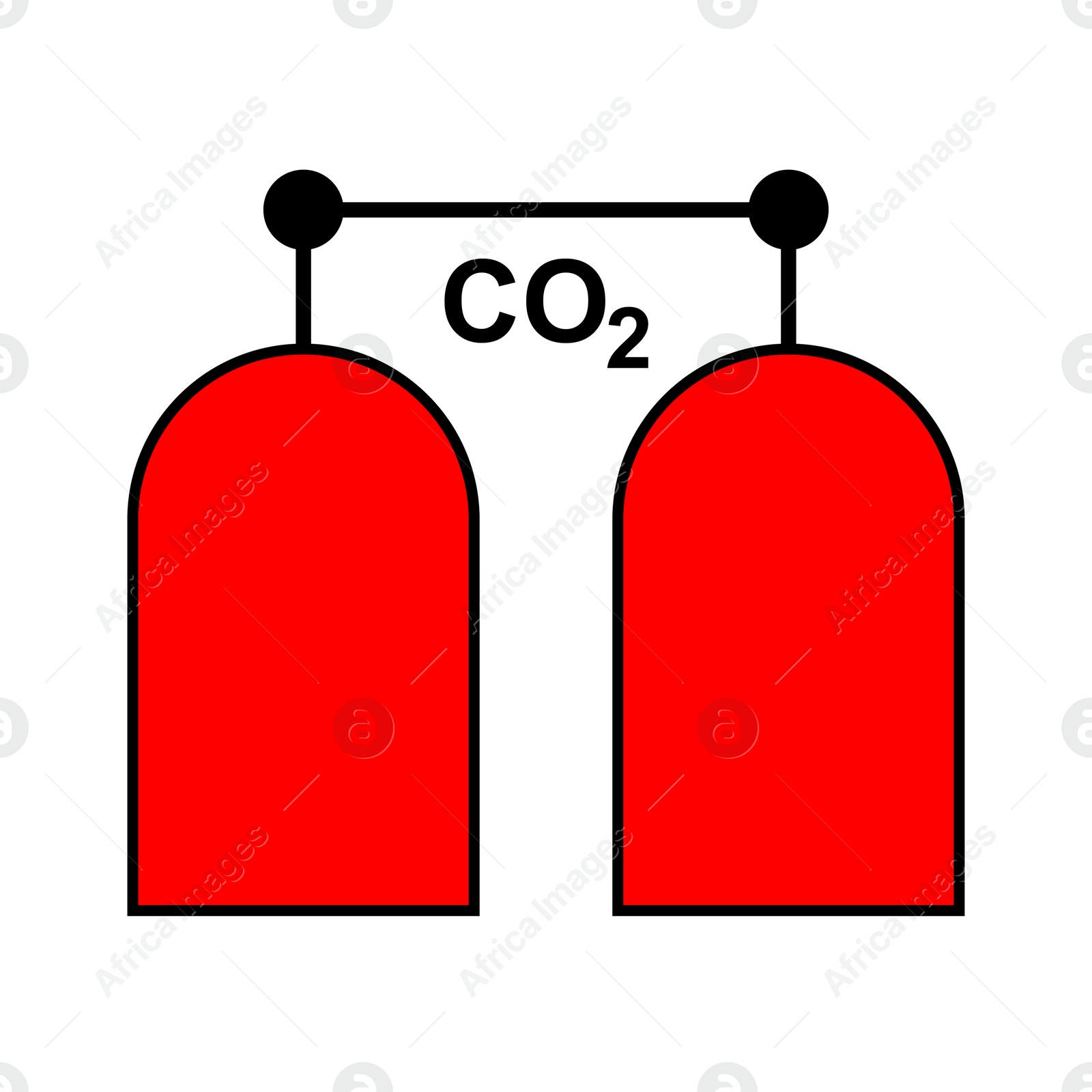 Image of International Maritime Organization (IMO) sign, illustration. CO2 release station