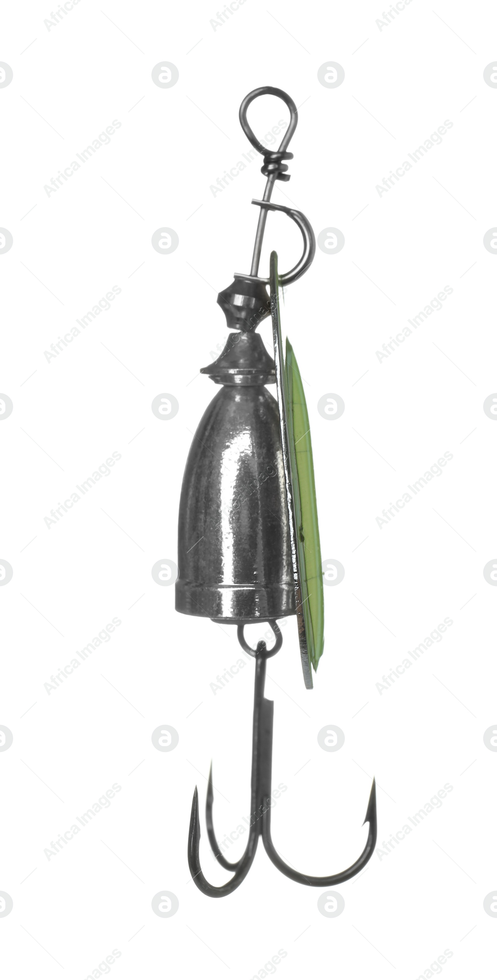 Photo of Fishing lure on white background. Artificial bait