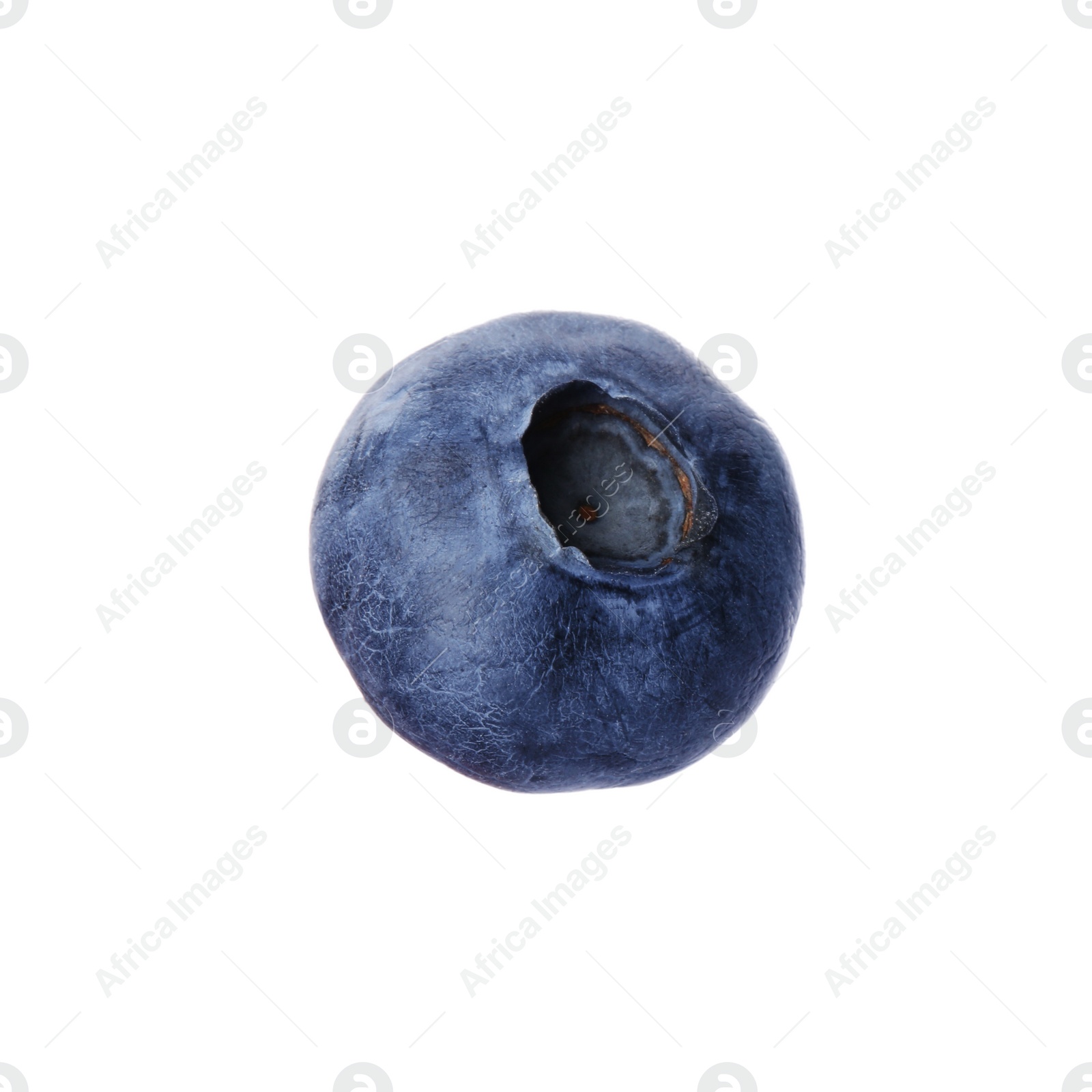 Photo of Tasty ripe fresh blueberry isolated on white