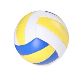 Photo of One volleyball ball isolated on white. Sport equipment