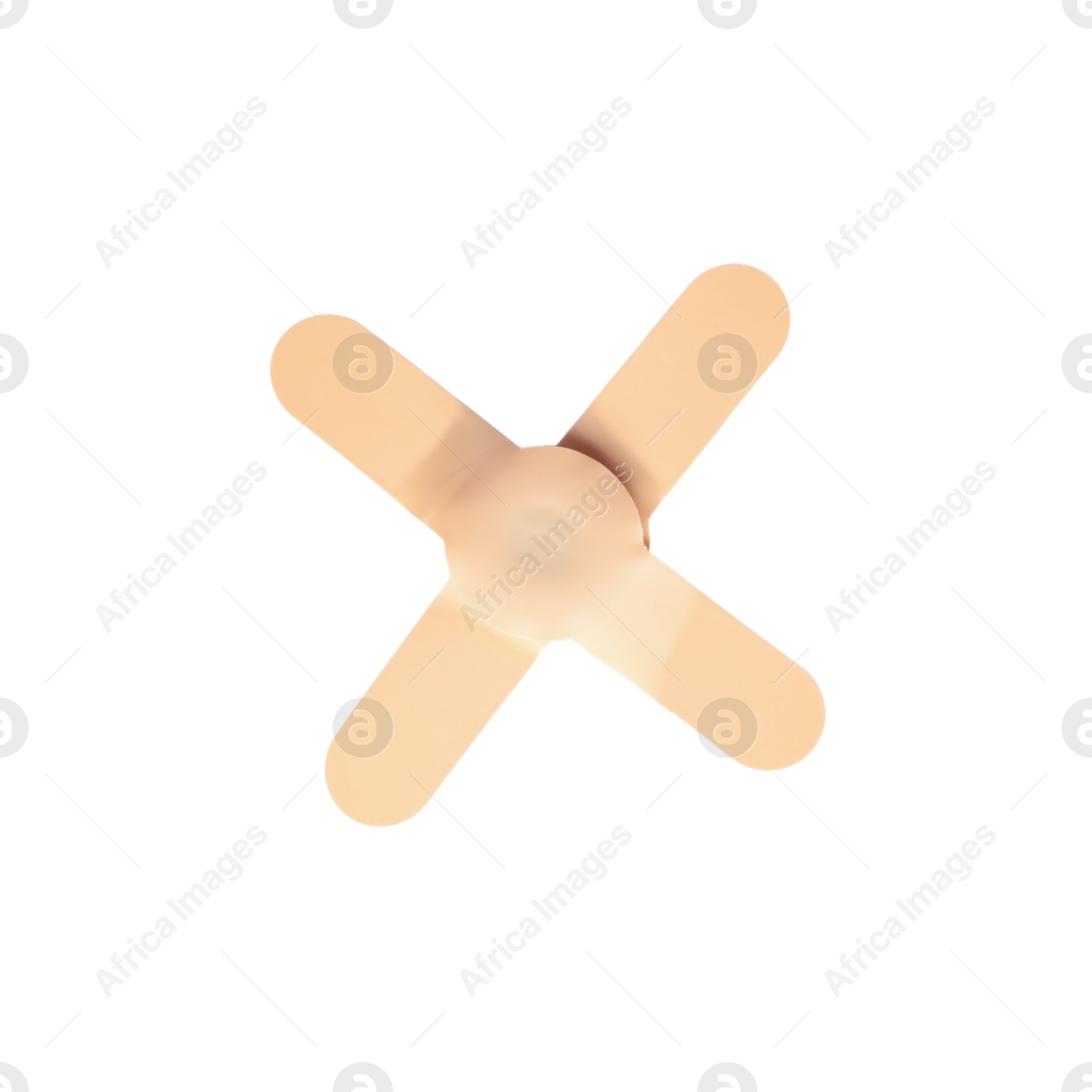 Medical sticking plasters isolated on white. First aid item Photo of Medical sticking plasters isolated on white. First aid item