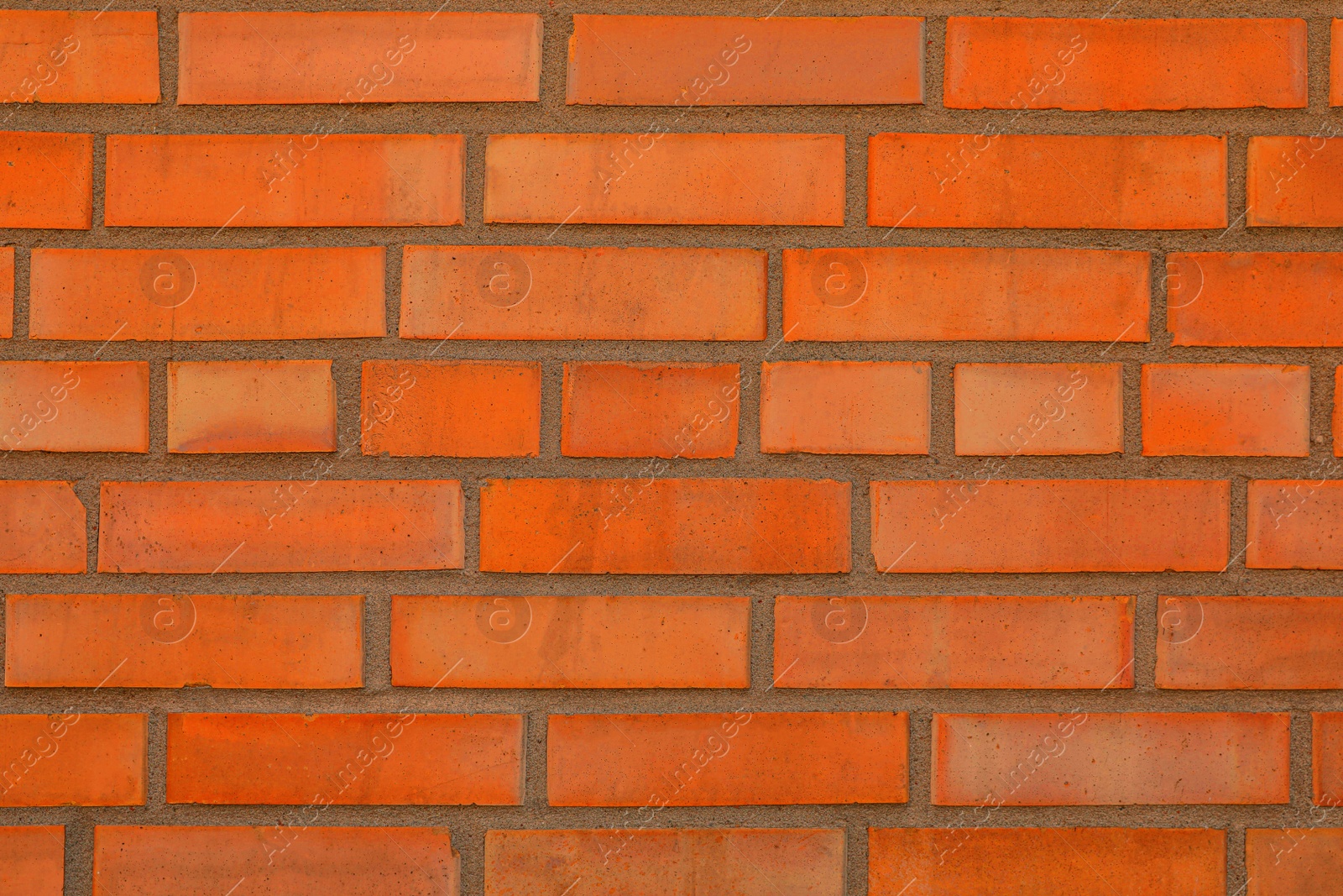 Image of Texture of orange brick wall as background