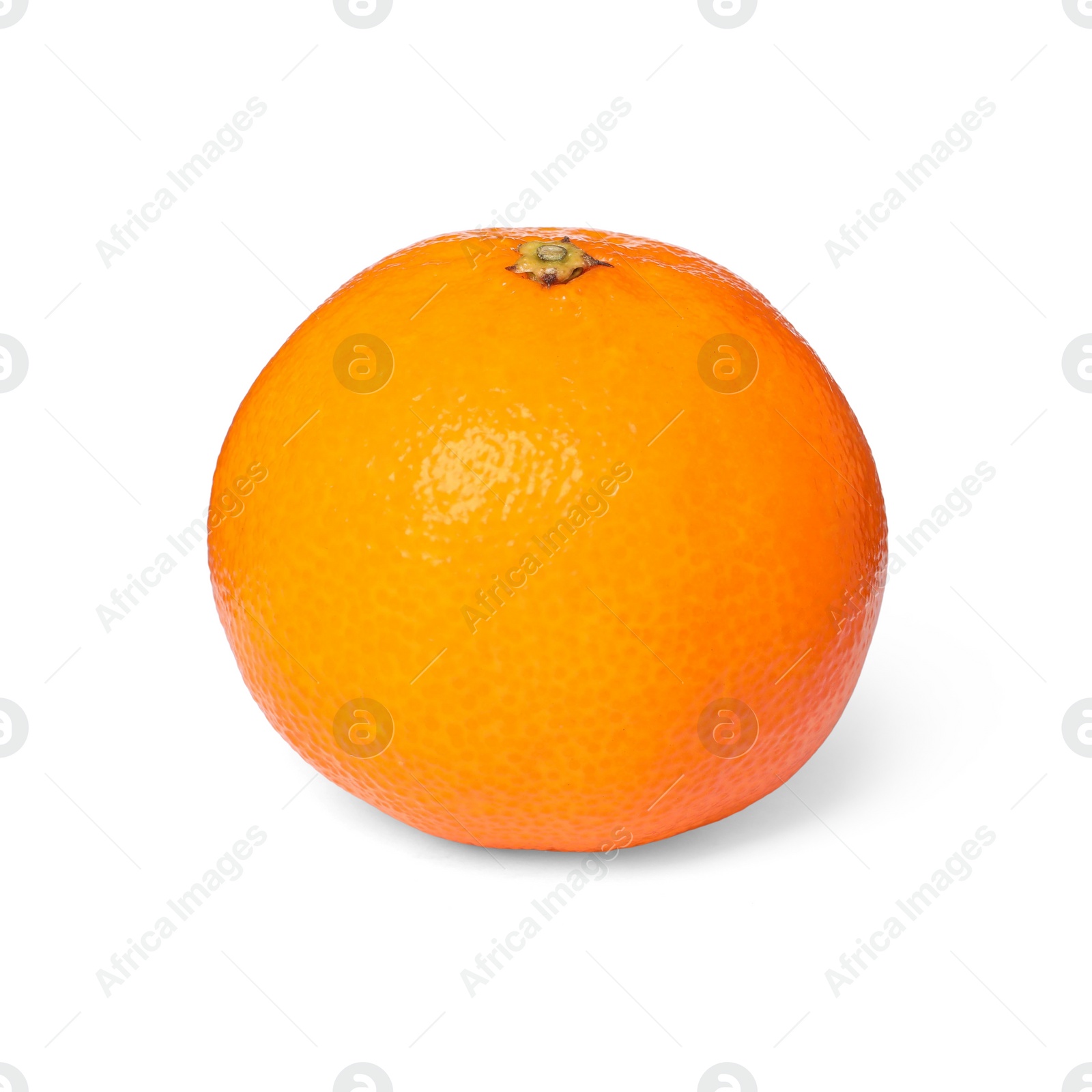 Photo of Fresh ripe juicy tangerine isolated on white