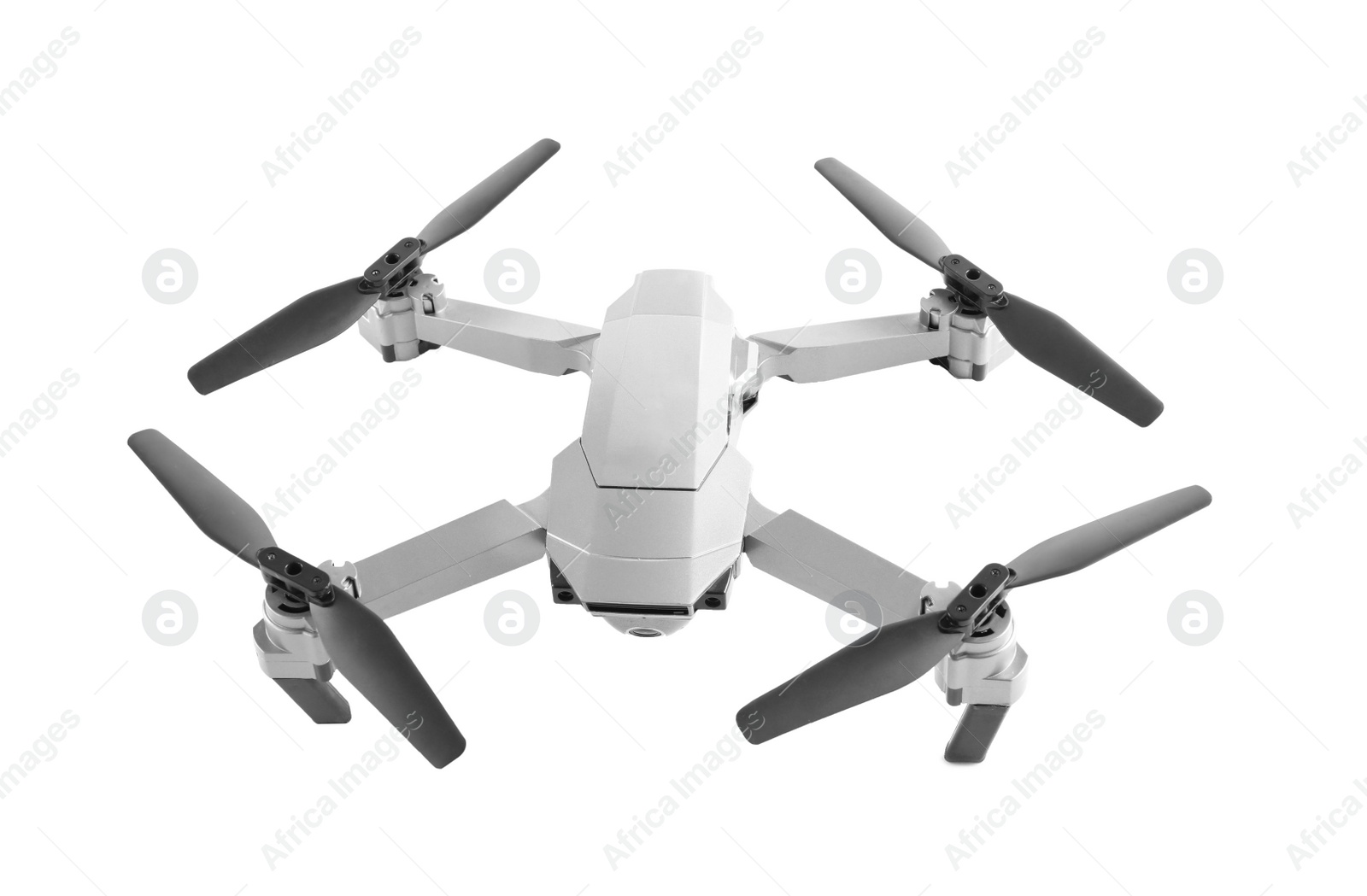 Photo of Modern drone with camera isolated on white