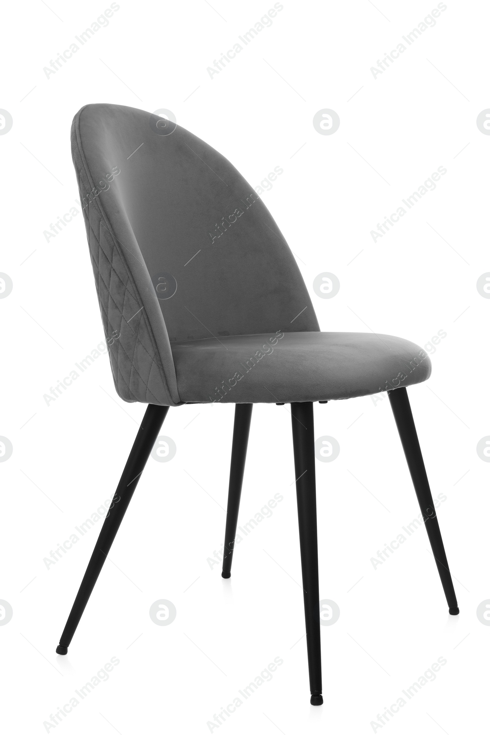 Photo of Stylish chair on white background. Interior element