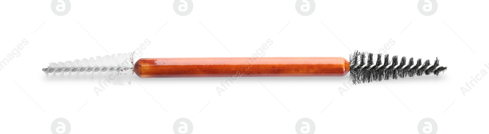 Photo of One clay crafting tool isolated on white, top view