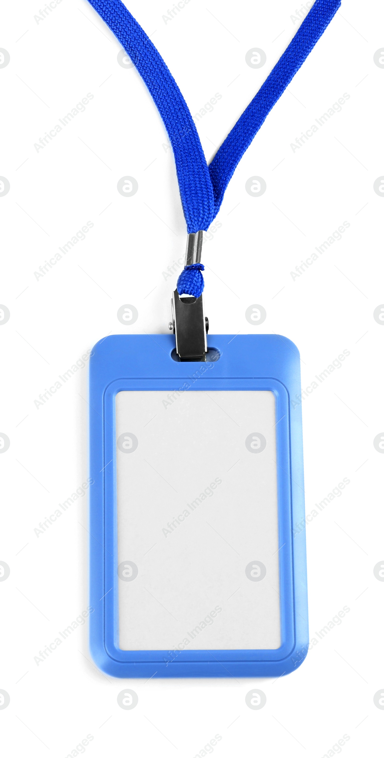 Photo of Blank badge on white background. Mockup for design