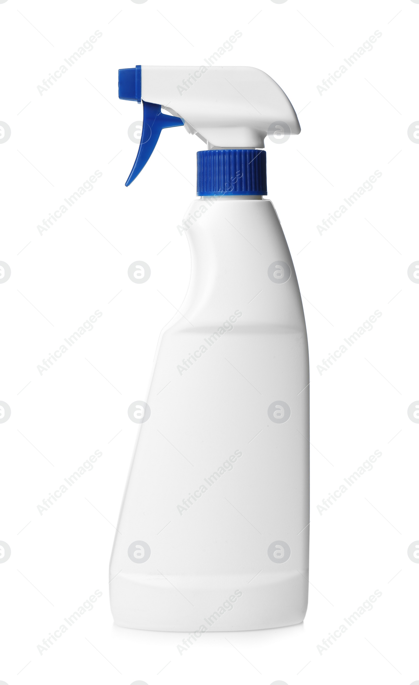 Photo of Spray bottle of cleaning product isolated on white