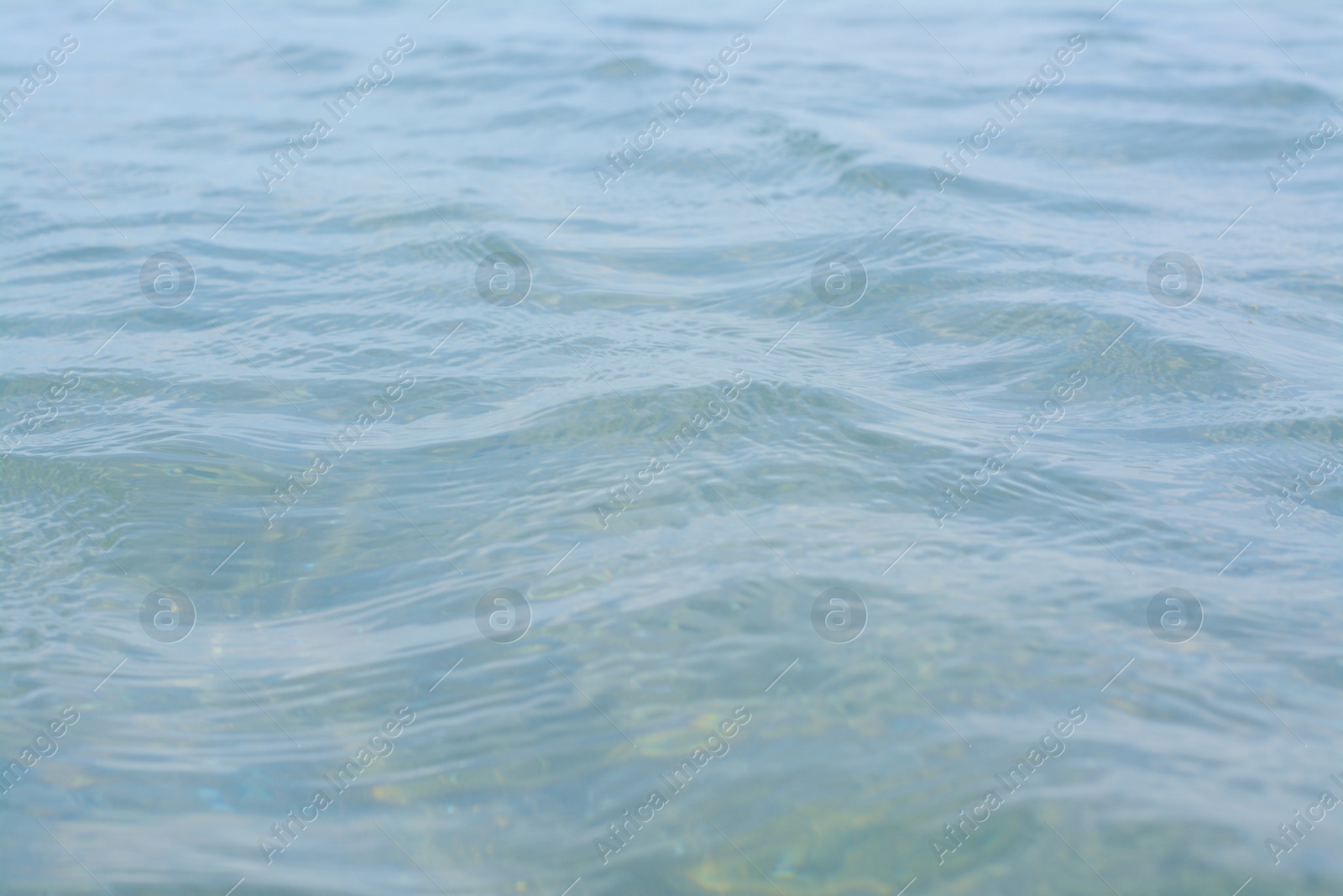 Photo of Beautiful sea water surface with ripples as background