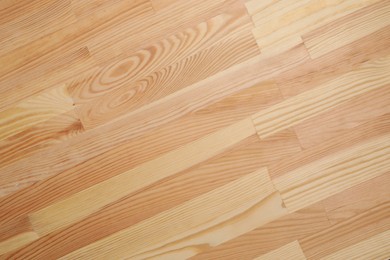 Texture of wooden surface as background, top view