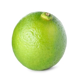 Photo of Fresh green ripe lime isolated on white