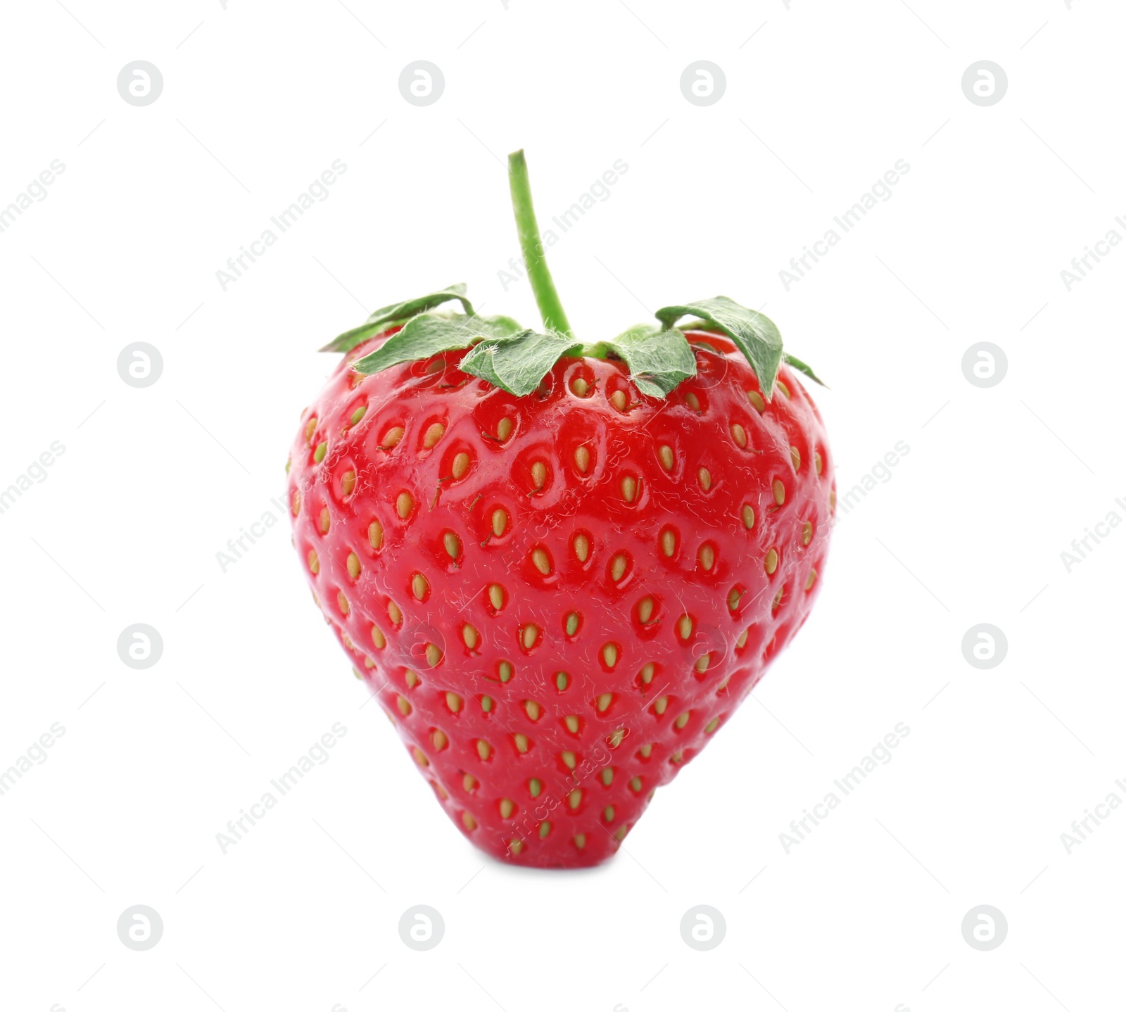 Photo of Delicious ripe strawberry on white background