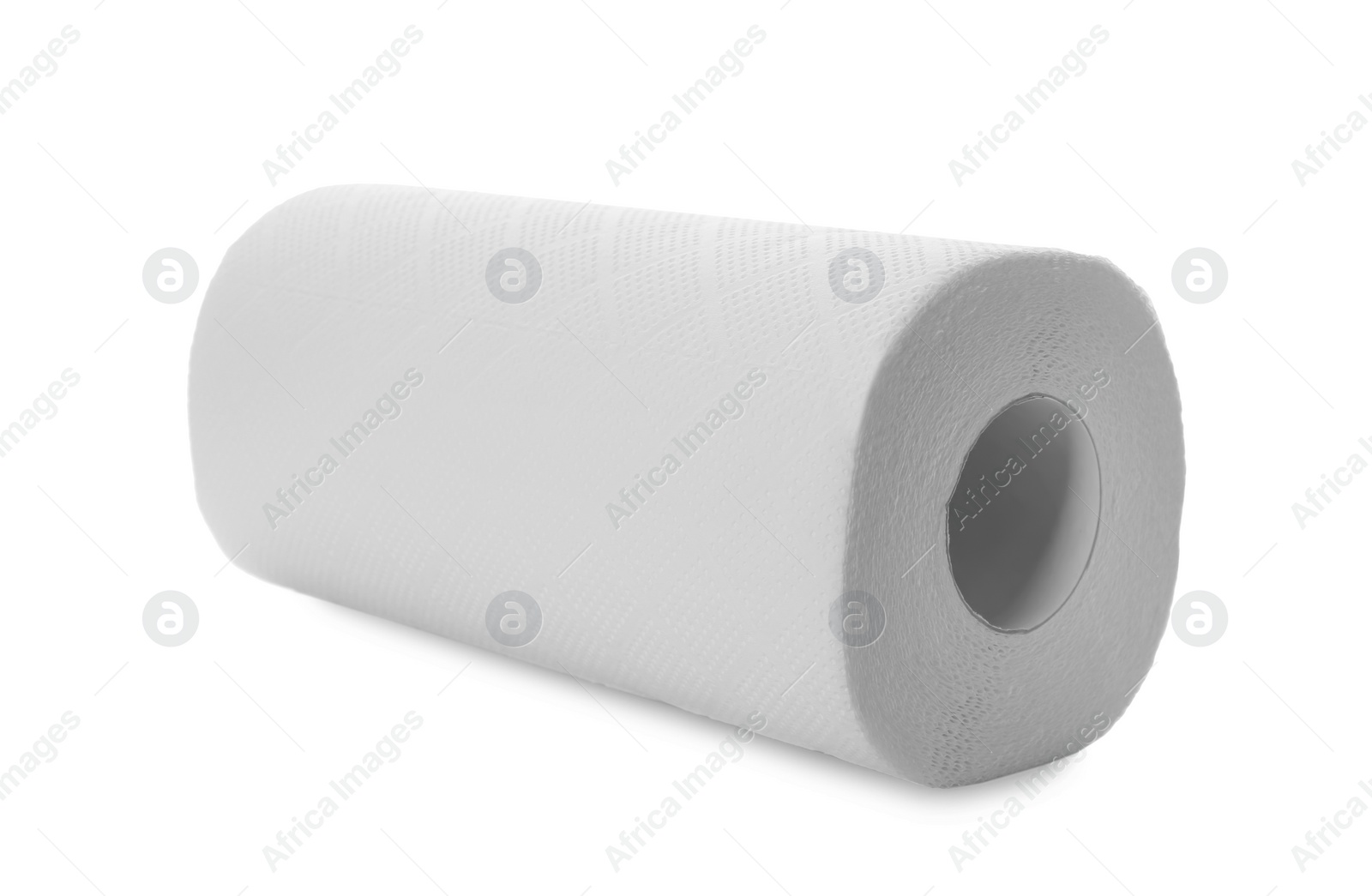 Photo of Roll of paper tissues isolated on white