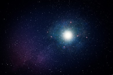 Image of Shiny galaxy and stars in celestial cosmos