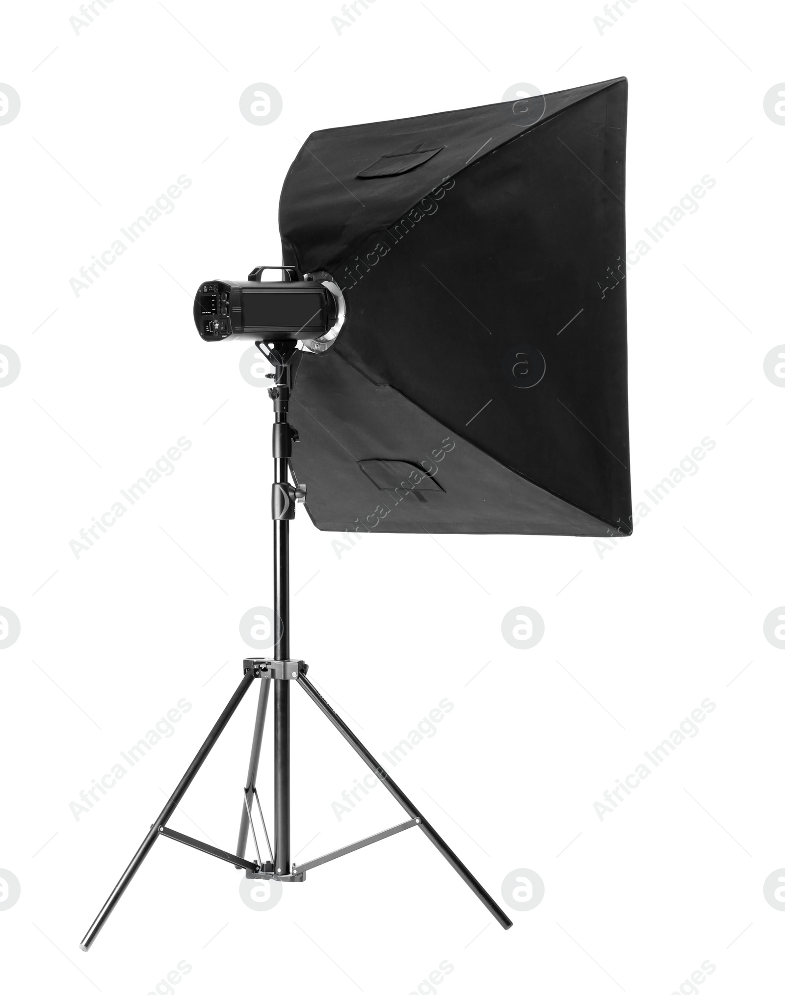 Photo of Studio lighting on white background. Food photography