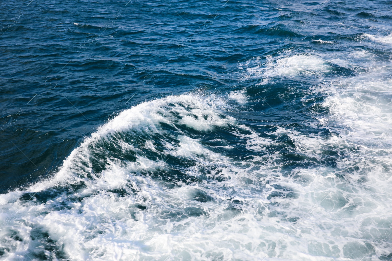 Photo of Beautiful sea water surface with waves