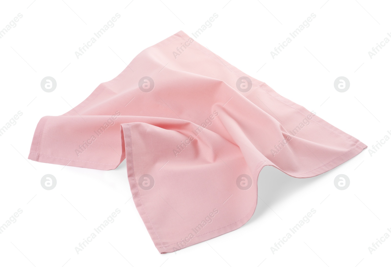 Photo of Fabric napkin for table setting on white background