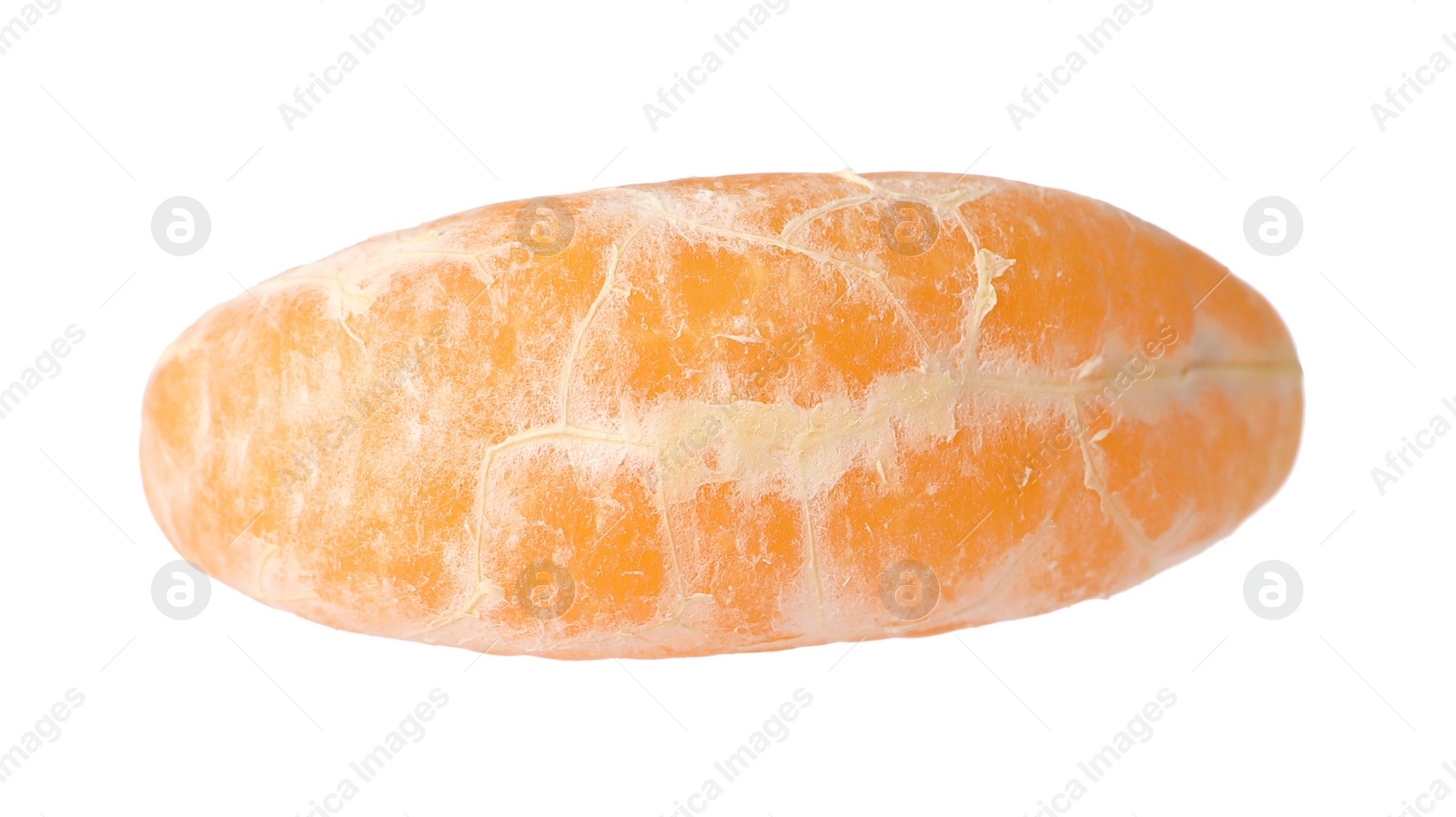 Photo of Piece of fresh ripe tangerine isolated on white