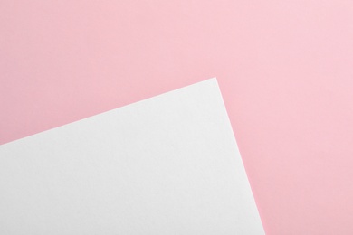 Photo of Colorful paper sheets as background, top view