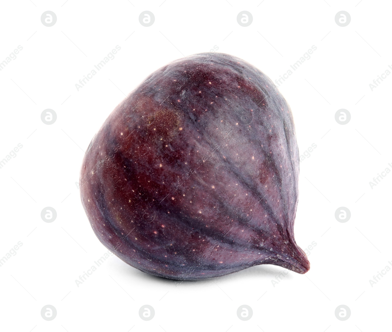 Photo of Tasty fresh fig fruit on white background