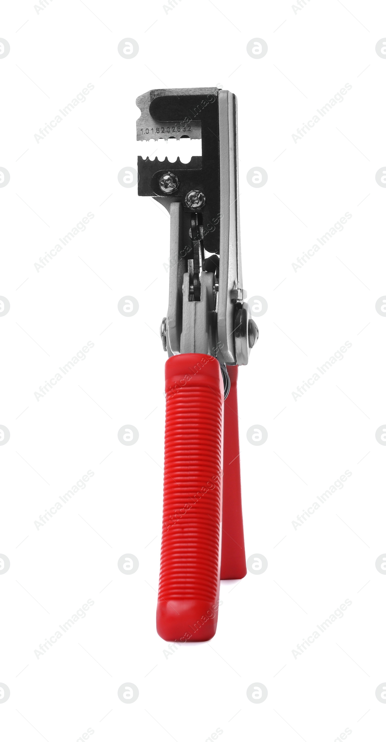 Photo of Cutters isolated on white. Wire stripping tool