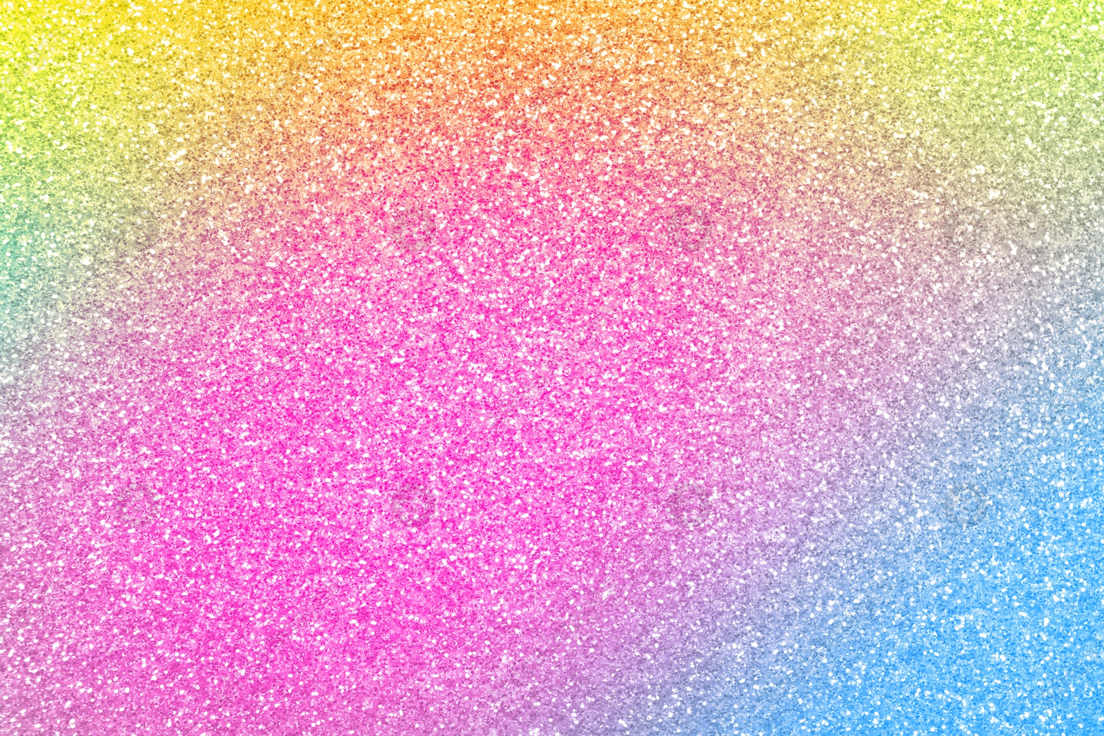 Image of Bright colorful sparkling glitter, closeup. Background for party invitations or holiday cards