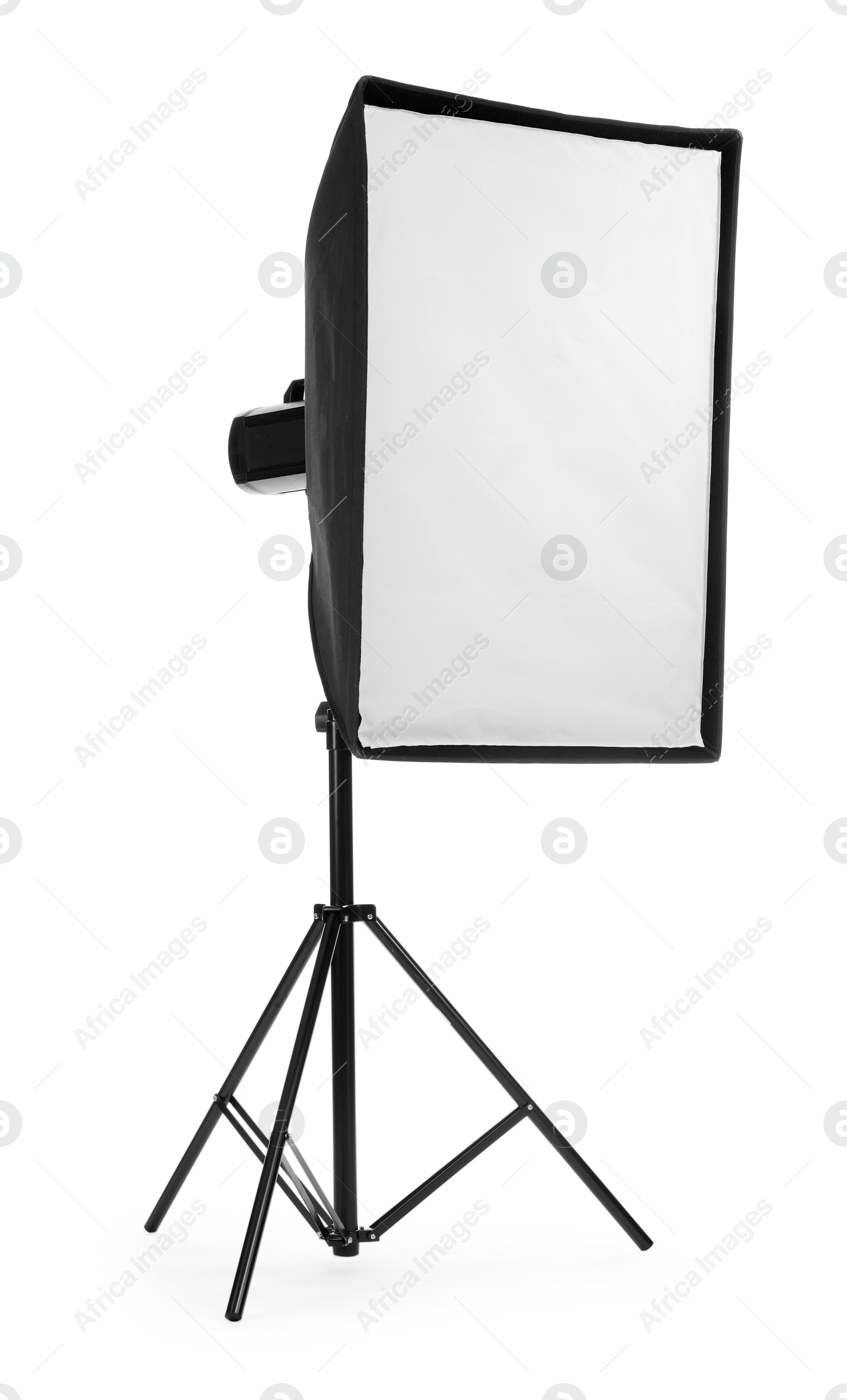 Photo of Professional lighting isolated on white. Photo studio equipment