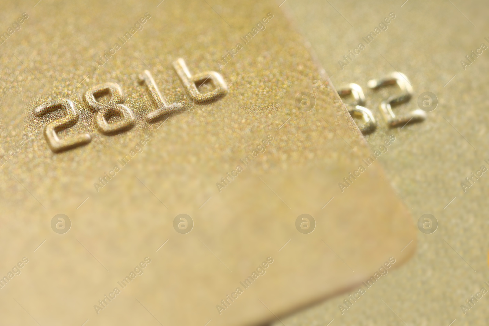 Photo of Two credit cards as background, macro view