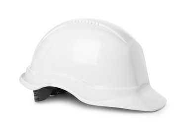 Hard hat isolated on white. Safety equipment