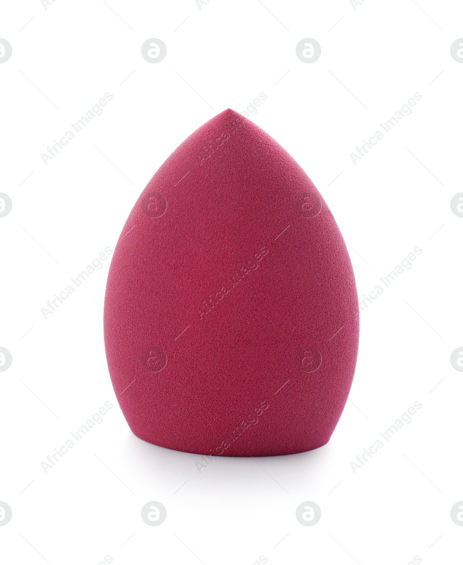 Photo of One bright makeup sponge isolated on white