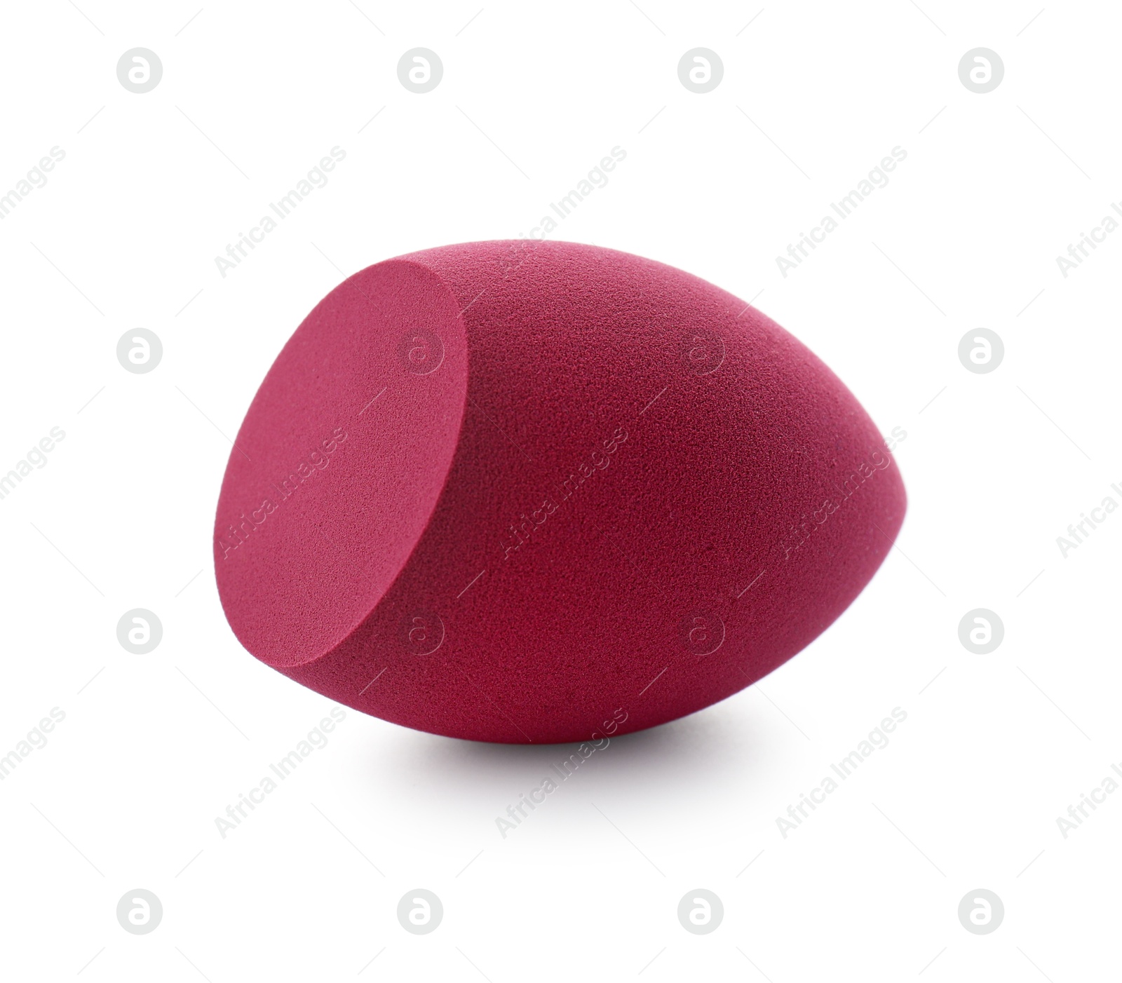 Photo of One bright makeup sponge isolated on white