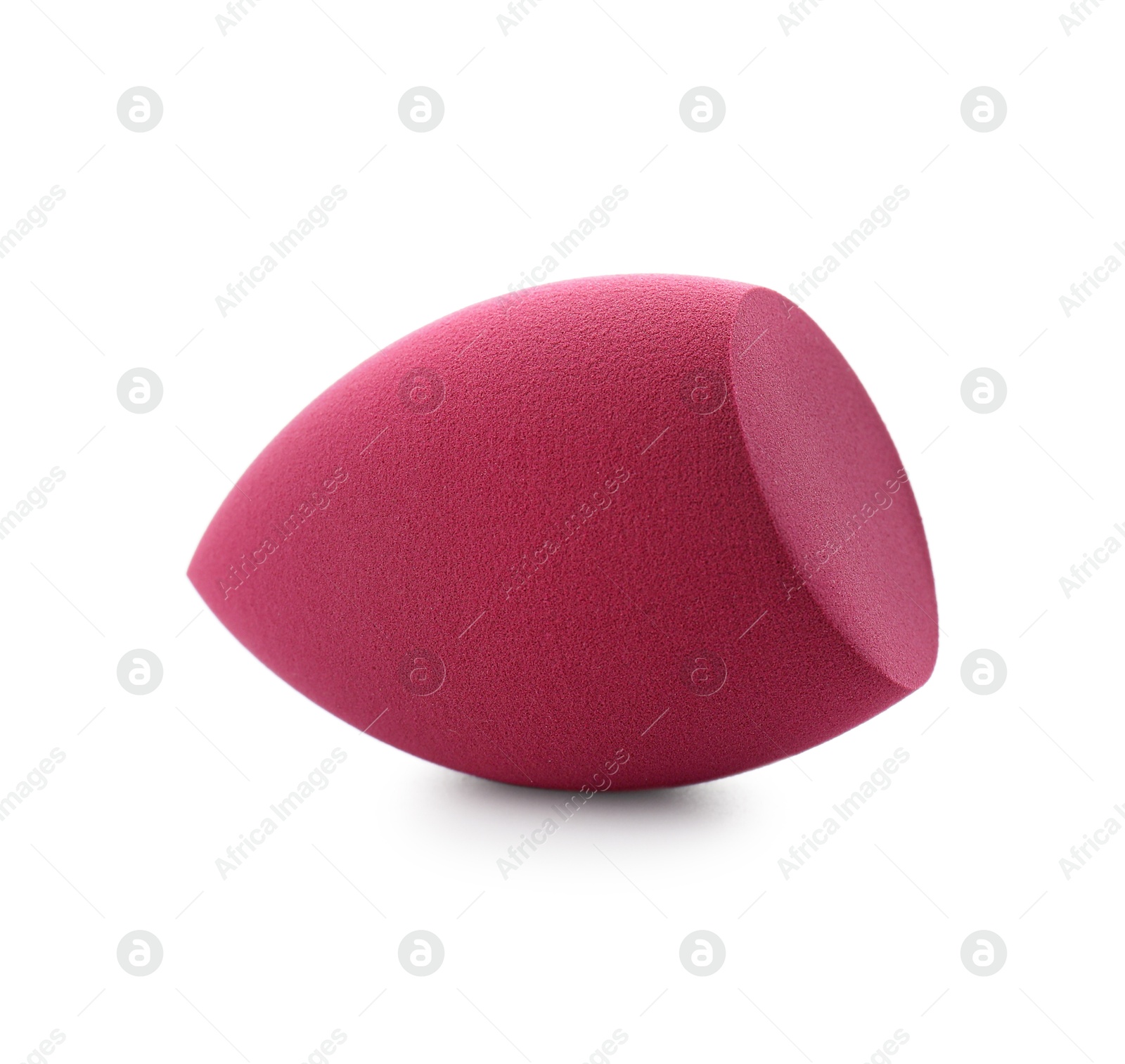 Photo of One bright makeup sponge isolated on white