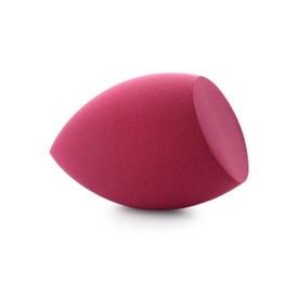 Photo of One bright makeup sponge isolated on white