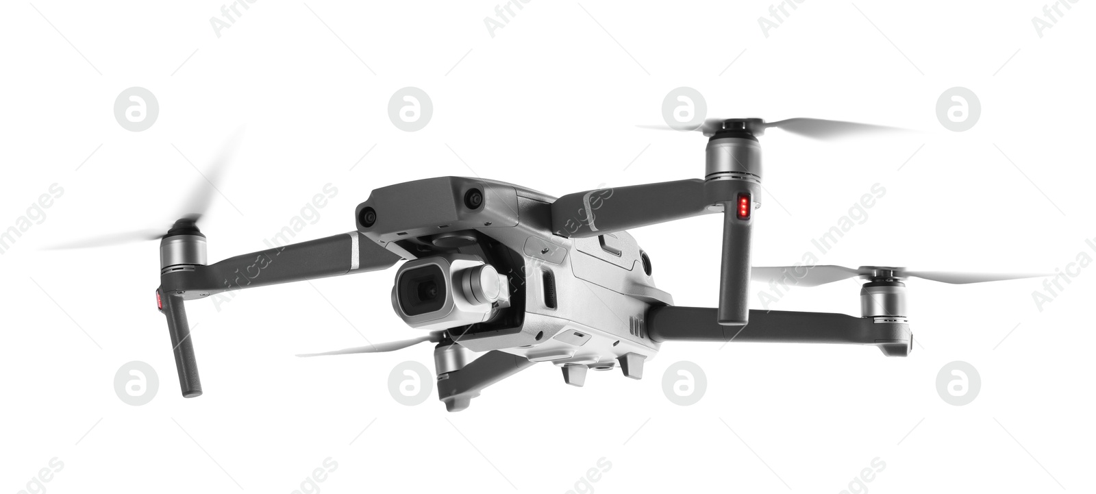 Photo of Modern drone with camera isolated on white