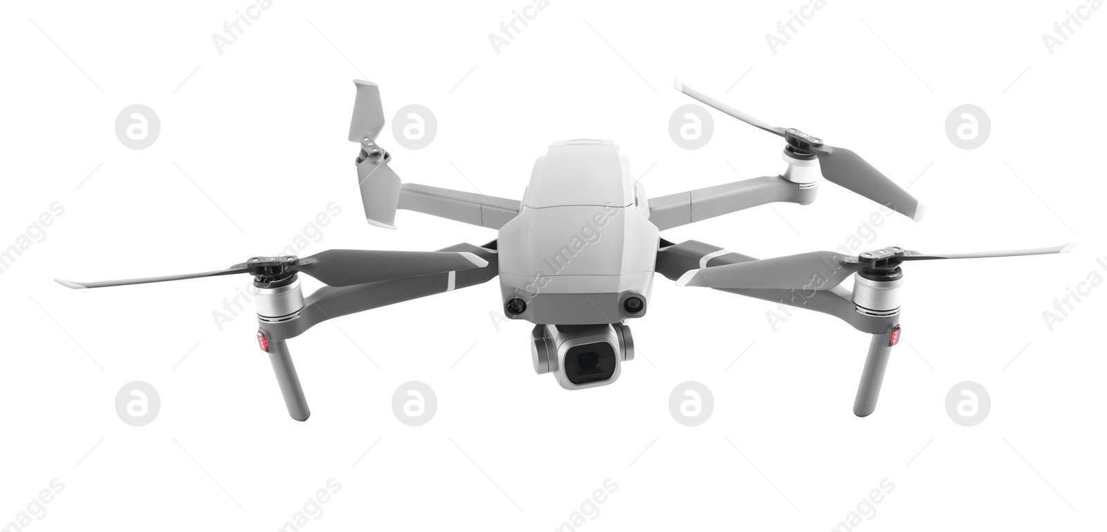 Photo of Modern drone with camera isolated on white