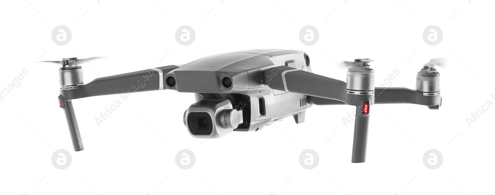 Photo of Modern drone with camera isolated on white