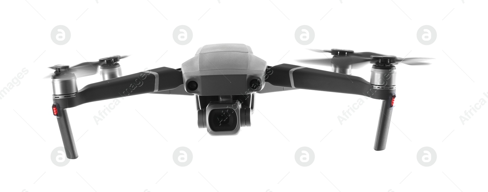 Photo of Modern drone with camera isolated on white