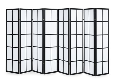 Image of Folding screen isolated on white. Stylish furniture