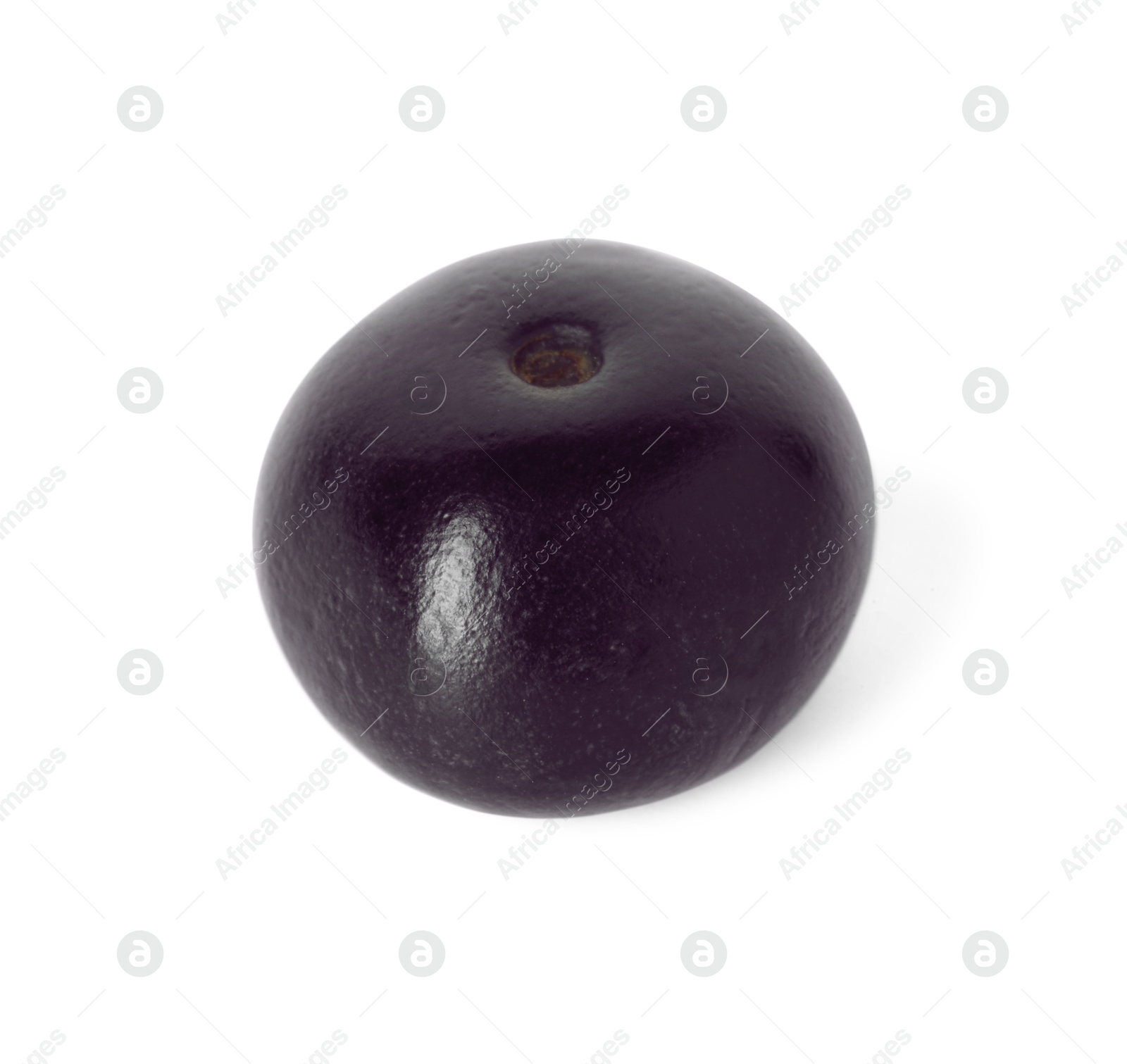 Photo of Fresh ripe acai berry isolated on white