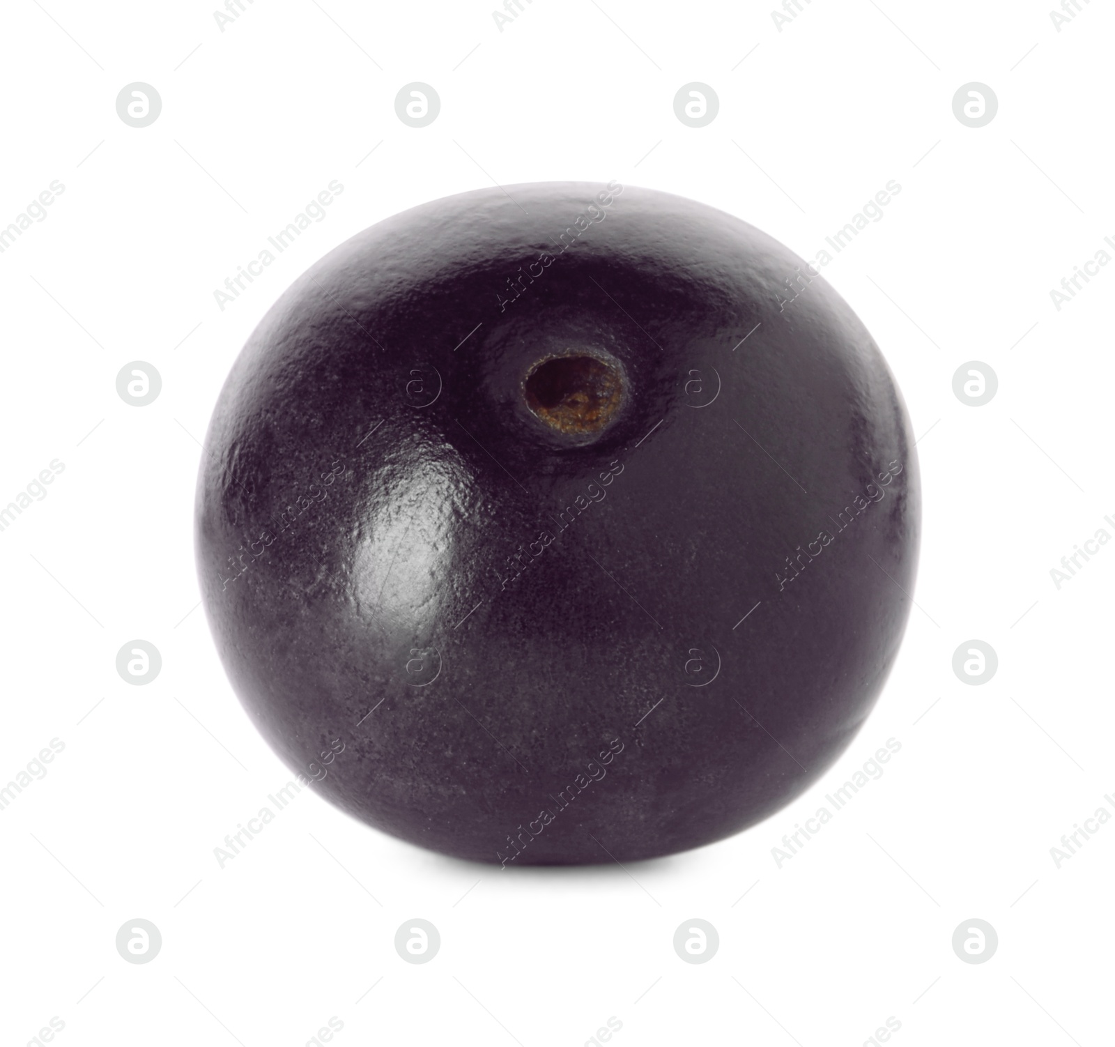 Photo of Fresh ripe acai berry isolated on white