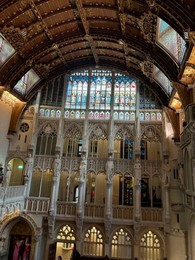 Utrecht, Netherlands - June 17, 2024: Beautiful hall of medieval De Haar castle