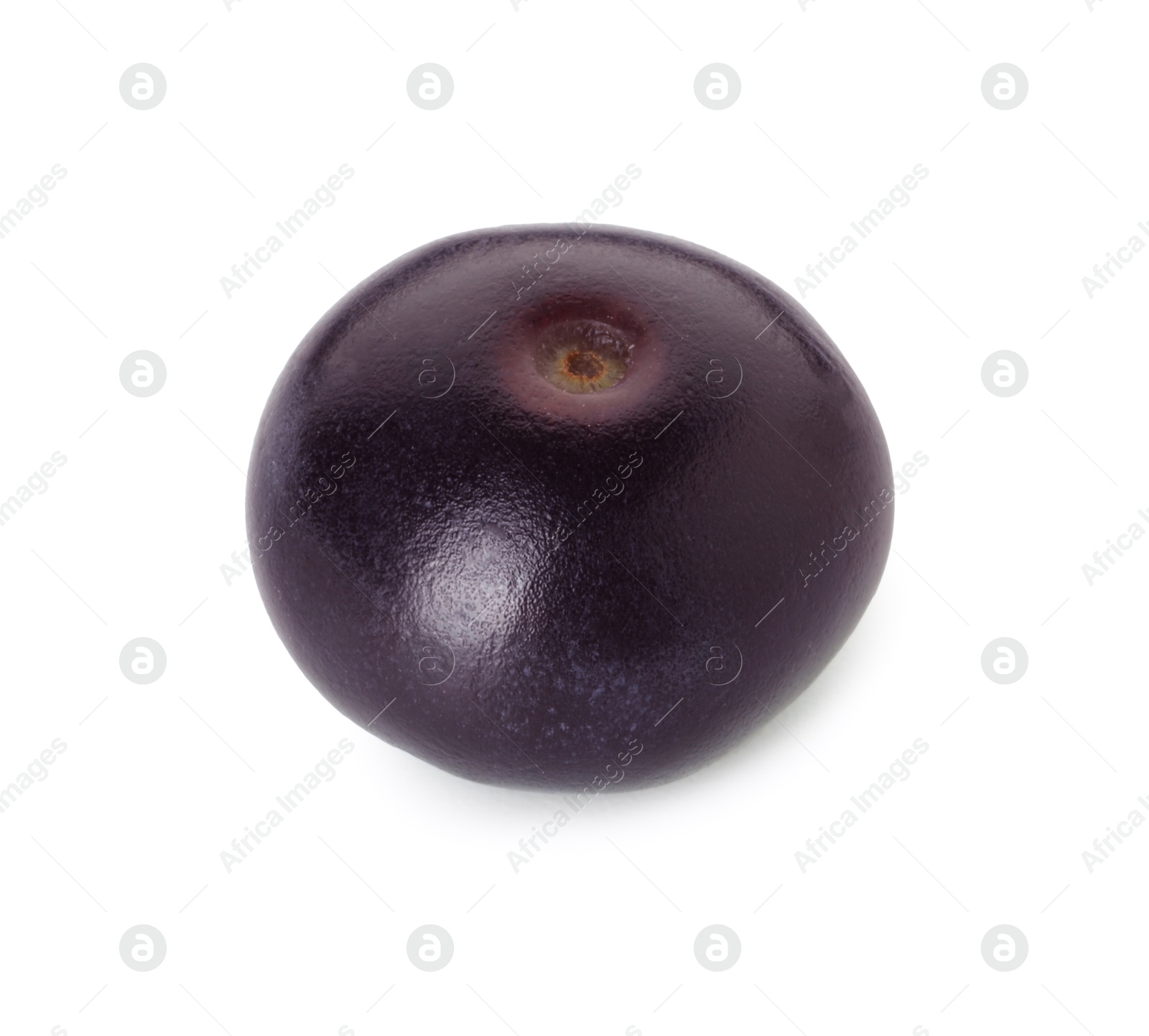 Photo of Fresh ripe acai berry isolated on white