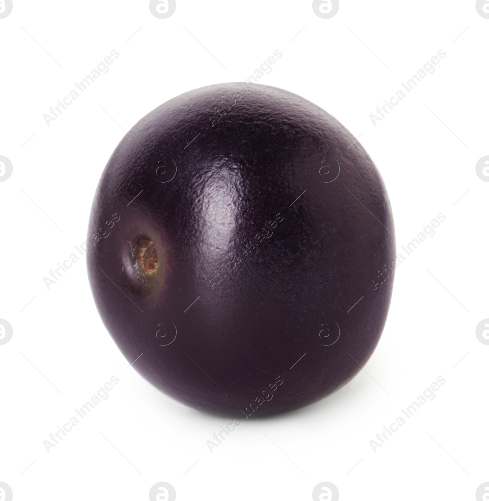 Photo of Fresh ripe acai berry isolated on white