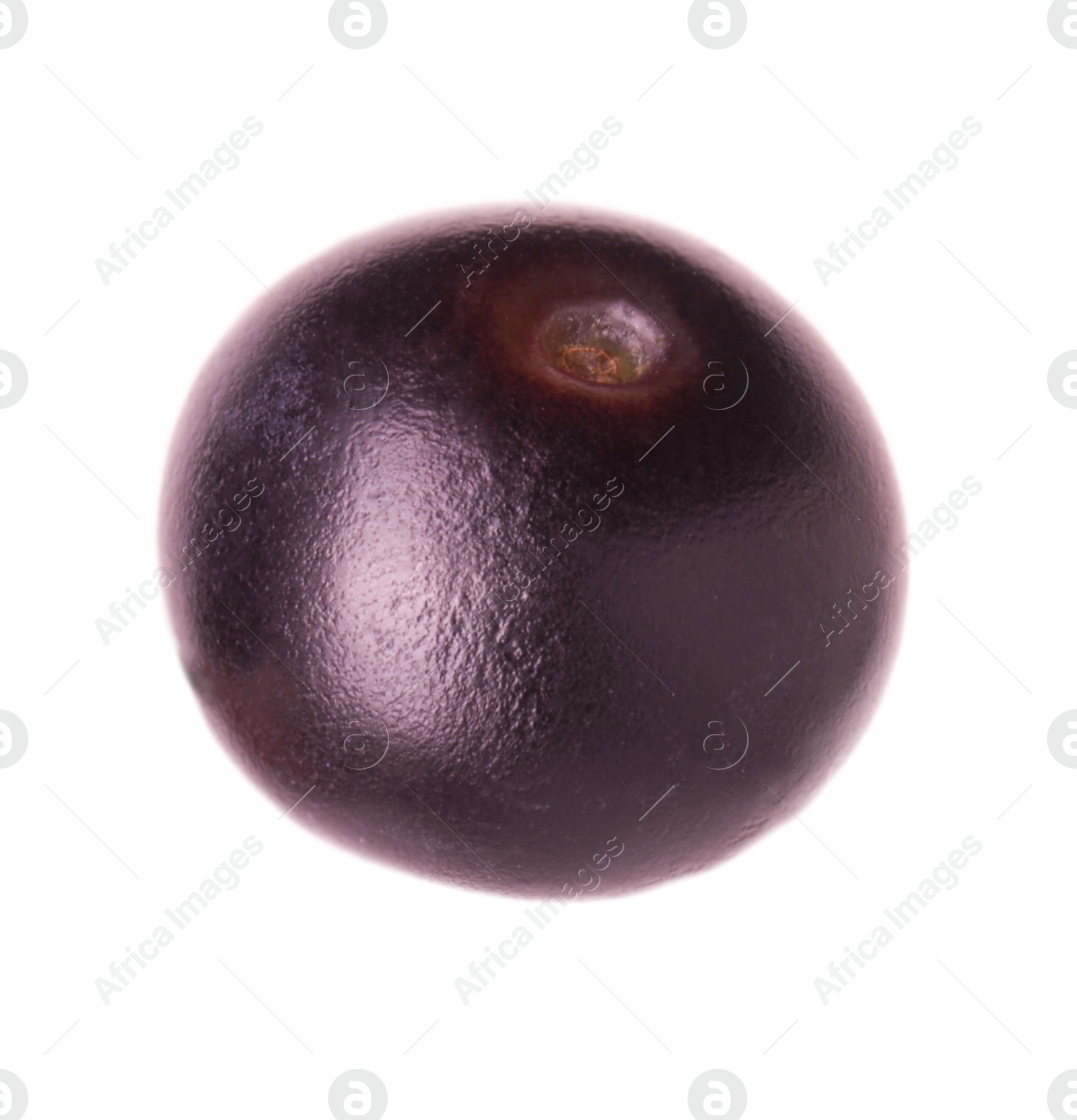 Photo of Fresh ripe acai berry isolated on white