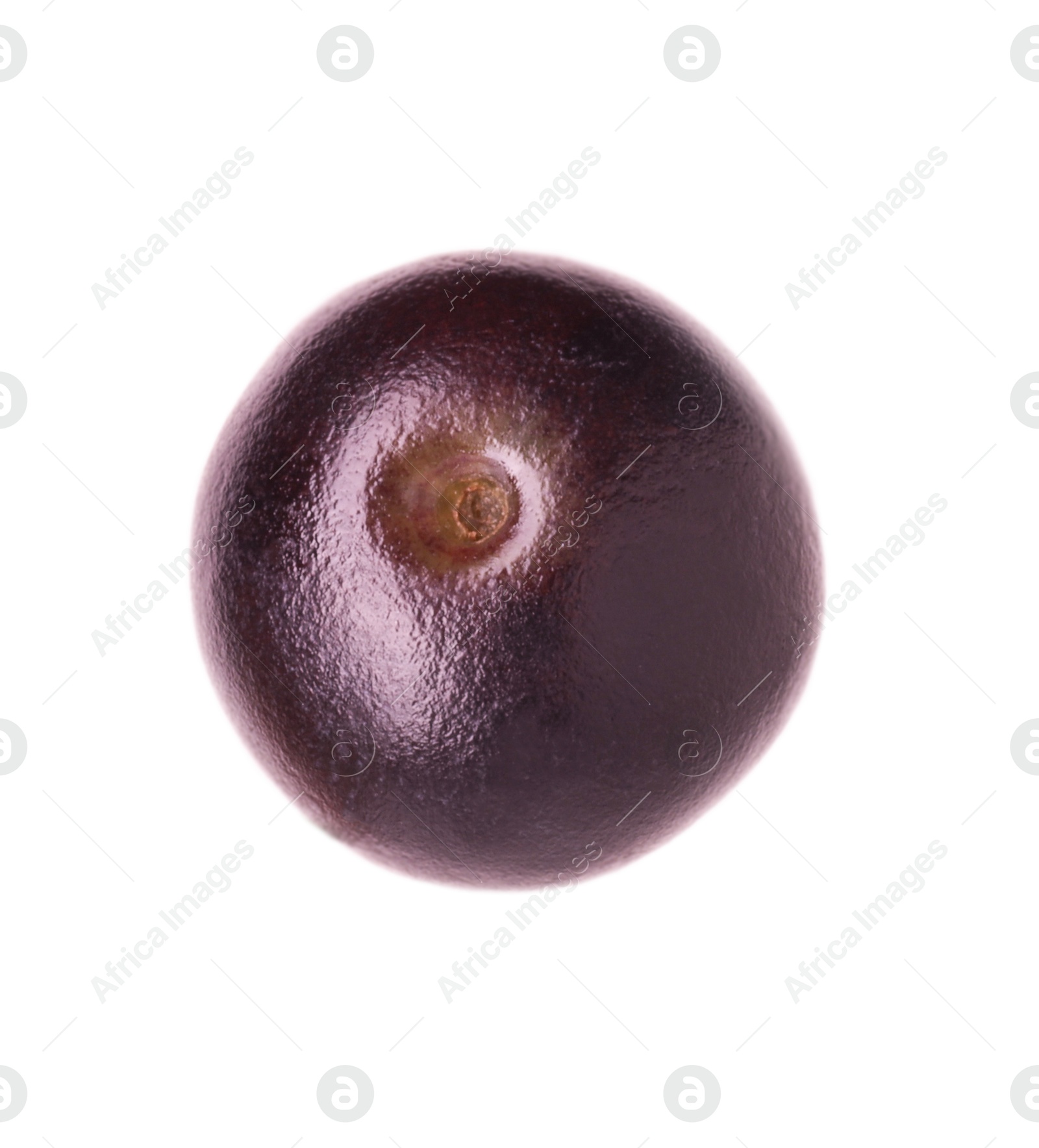 Photo of Fresh ripe acai berry isolated on white