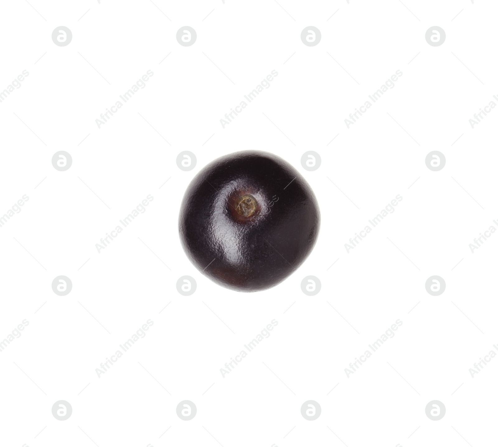 Photo of Fresh ripe acai berry isolated on white