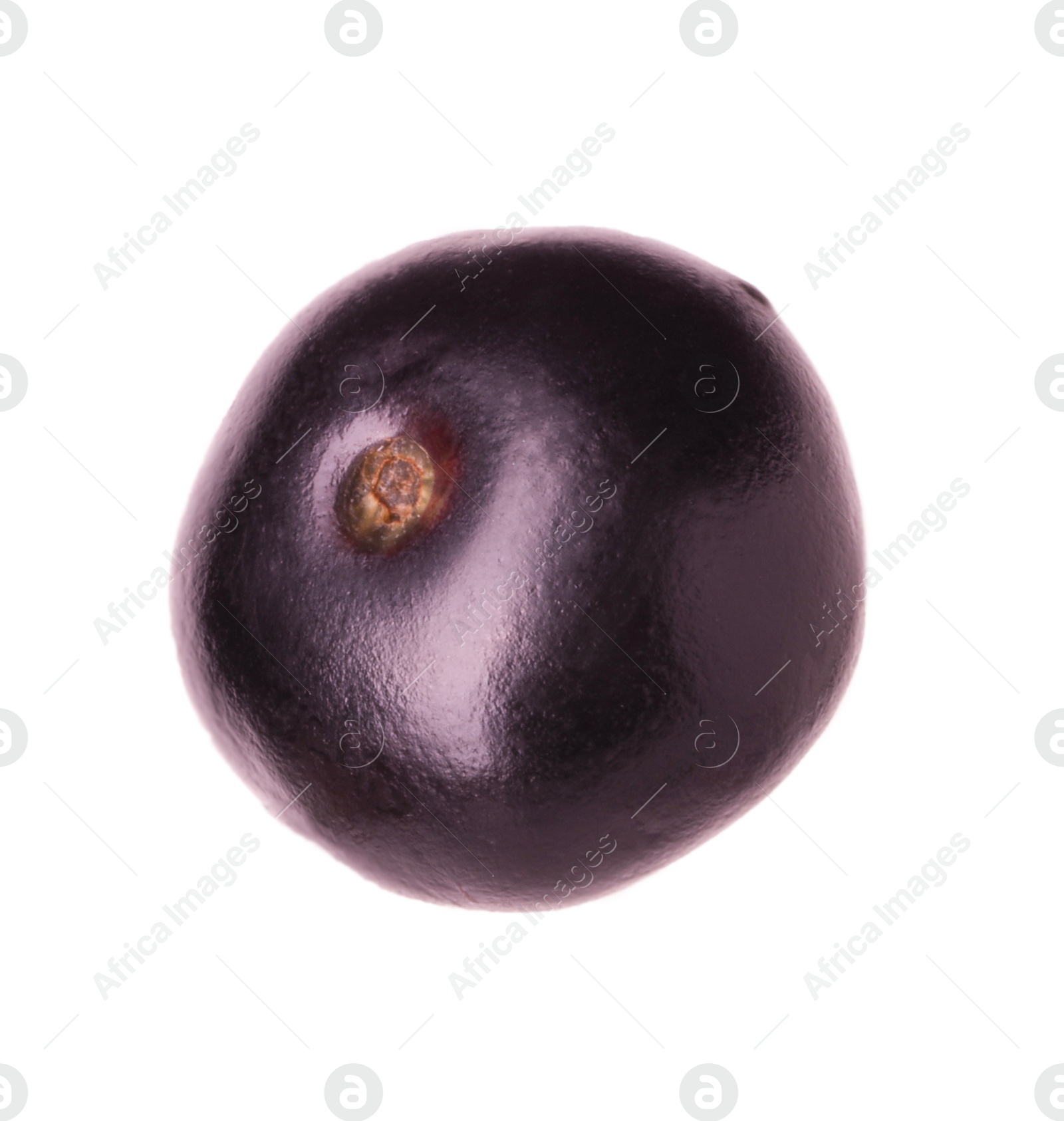 Photo of Fresh ripe acai berry isolated on white